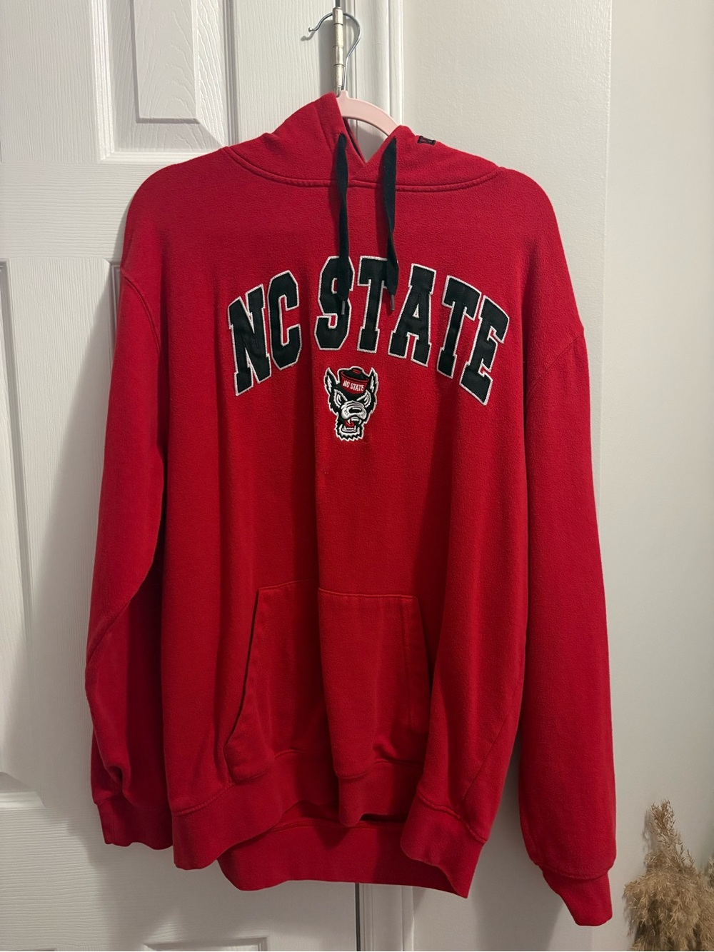 Red NC State Hoodie